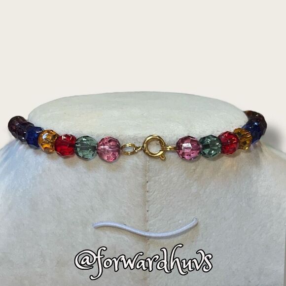 Bundle Sale 3 for $15 | Multicolored Graduated Plastic Bead Necklace - Picture 5 of 10